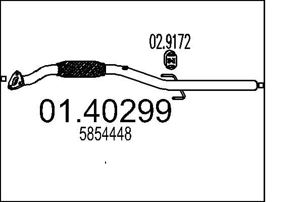 Išleidimo kolektorius MTS 01.40299