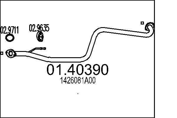 Išleidimo kolektorius MTS 01.40390