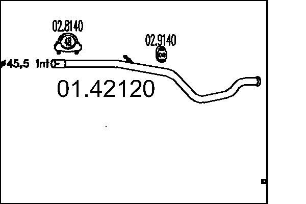 Išleidimo kolektorius MTS 01.42120