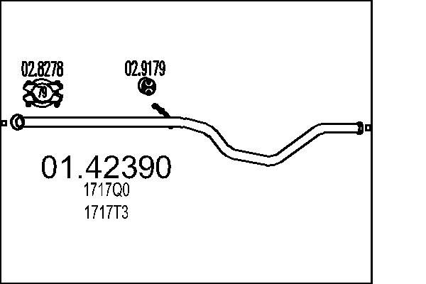 Išleidimo kolektorius MTS 01.42390