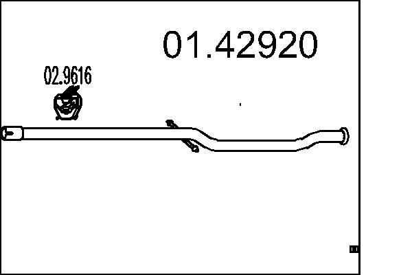 Išleidimo kolektorius MTS 01.42920