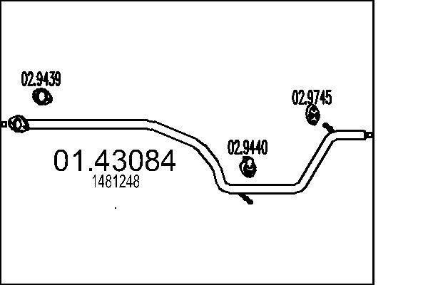 Išleidimo kolektorius MTS 01.43084