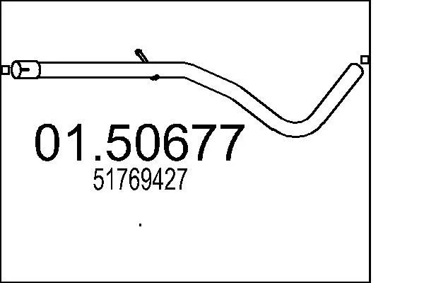 Centre Muffler MTS 01.50677