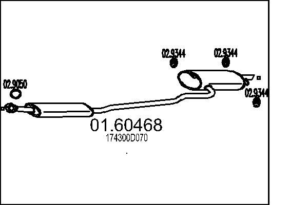 Глушник MTS 01.60468