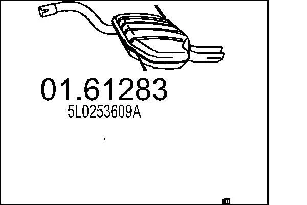 Глушник MTS 01.61283