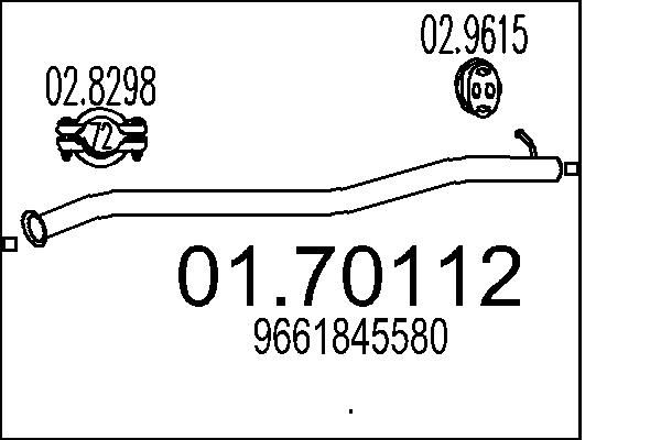 Išleidimo kolektorius MTS 01.70112