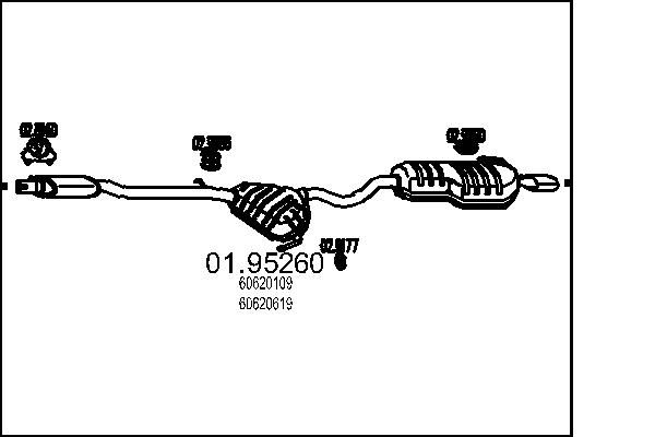 Rear Muffler MTS 01.95260