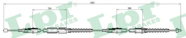 Trosas, stovėjimo stabdys  C0564B