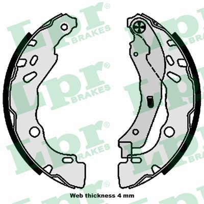 Brake Shoe Set LPR 01109