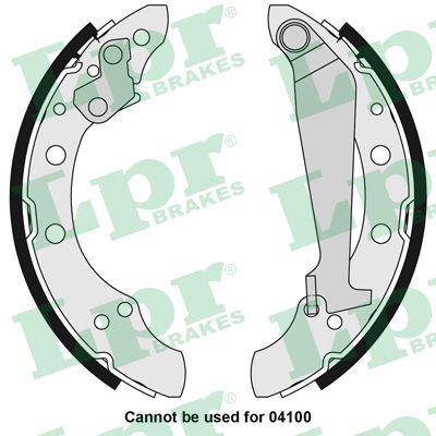 Brake Shoe Set LPR 05730