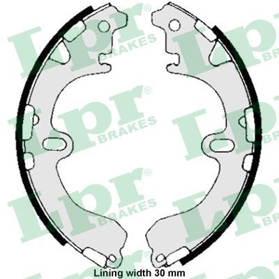 Brake Shoe Set LPR 05810