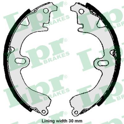 Brake Shoe Set LPR 05860