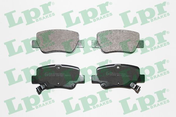 Комплект гальмівних накладок, дискове гальмо LPR 05P1522