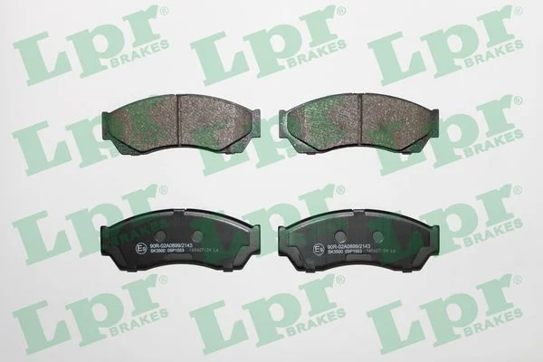 Stabdžių trinkelių rinkinys, diskinis stabdys LPR 05P1553