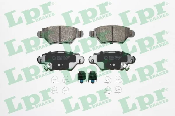 Stabdžių trinkelių rinkinys, diskinis stabdys LPR 05P699