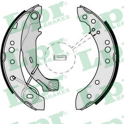 Brake Shoe Set LPR 08150