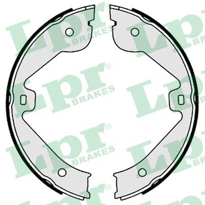 Brake Shoe Set, parking brake LPR 09150