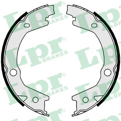 Brake Shoe Set, parking brake LPR 09800