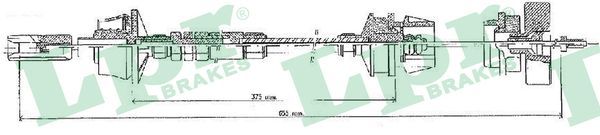 Cable Pull, clutch control LPR C0017C