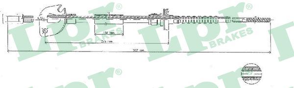 Cable Pull, clutch control LPR C0049C