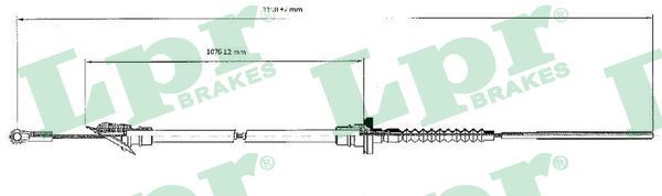 Cable Pull, clutch control LPR C0062C