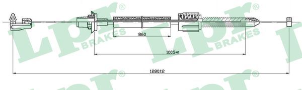 Accelerator Cable LPR C0093A