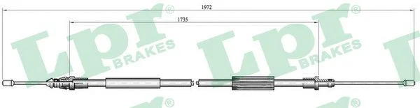 Trosas, stovėjimo stabdys LPR C0107B