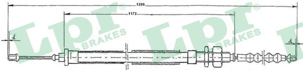 Cable Pull, parking brake LPR C0110B