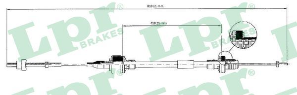 Sankabos trosas LPR C0128C