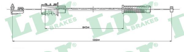 Akceleratoriaus trosas LPR C0145A