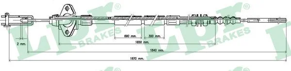 Sankabos trosas LPR C0234C