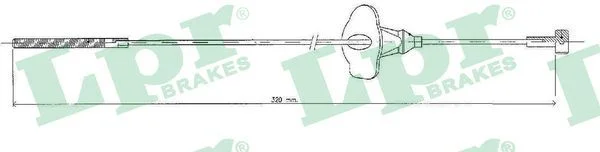 Cable Pull, parking brake LPR C0251B