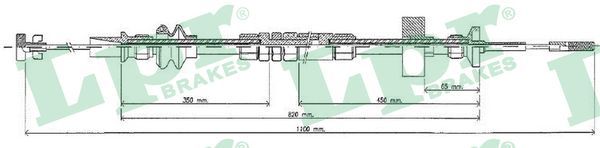 Cable Pull, clutch control LPR C0273C