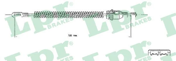 Trosas, stovėjimo stabdys LPR C0543B