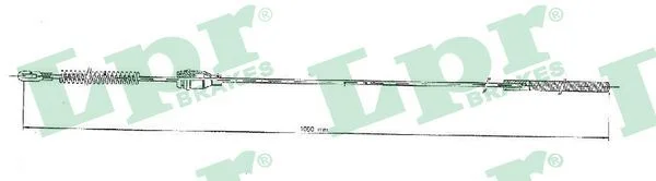 Trosas, stovėjimo stabdys LPR C0548B