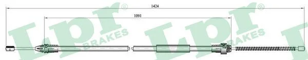 Trosas, stovėjimo stabdys LPR C0687B