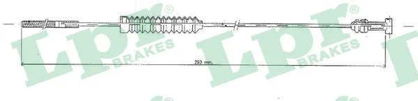 Cable Pull, parking brake LPR C0869B