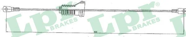 Trosas, stovėjimo stabdys LPR C0912B