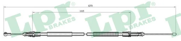 Trosas, stovėjimo stabdys LPR C1075B