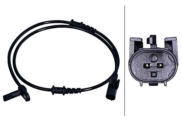Датчик, кількість обертів колеса HELLA 6PU 358 218-081