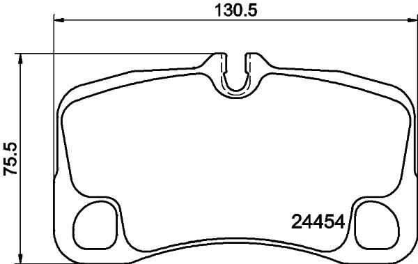 Комплект гальмівних накладок, дискове гальмо HELLA 8DB 355 013-791