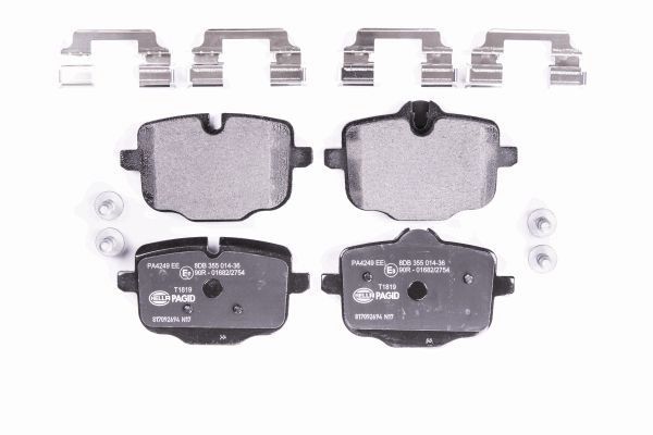 Brake Pad Set, disc brake HELLA 8DB 355 014-361