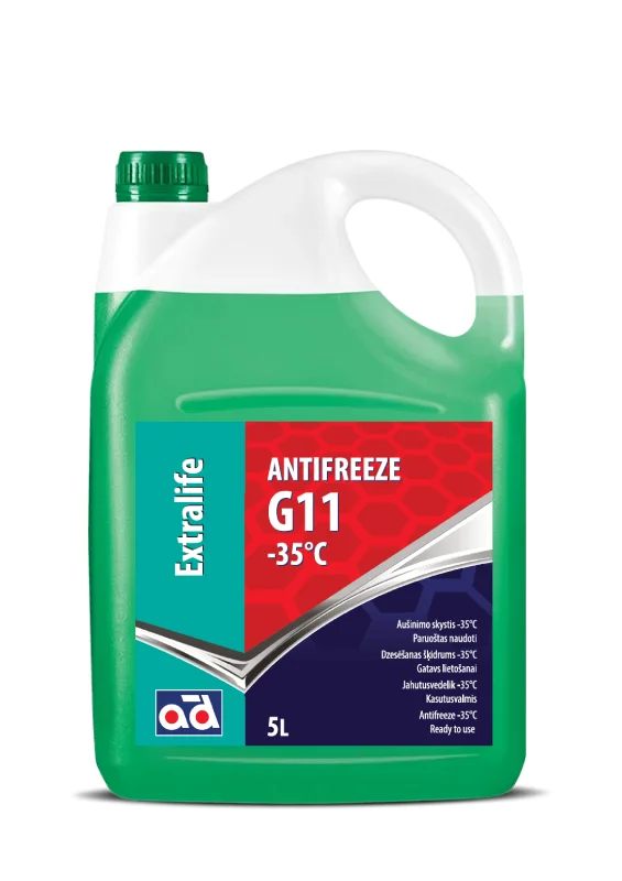 ANTIFREEZE AD -35C G11 GREEN 5L AD ANTIFREEZE AD -35C G11 GREEN 5L