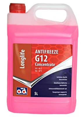 ANTIFREEZE CONC. G12 LL RED 5L AD ANTIFREEZE CONC. G12 LL RED 5L