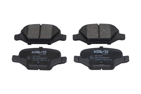 Brake Pad Set, disc brake Kavo Parts KBP-10010