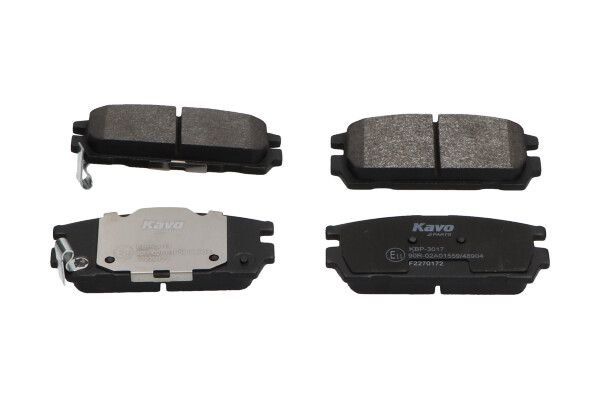 Brake Pad Set, disc brake Kavo Parts KBP-3017