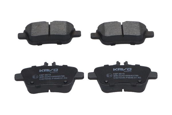 Brake Pad Set, disc brake Kavo Parts KBP-6619