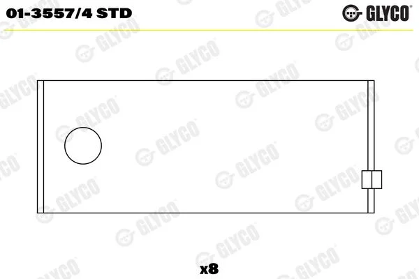 Švaistiklio indėklas GLYCO 01-3557/4 STD