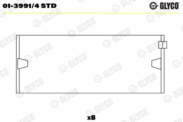 Švaistiklio indėklas GLYCO 01-3991/4 STD