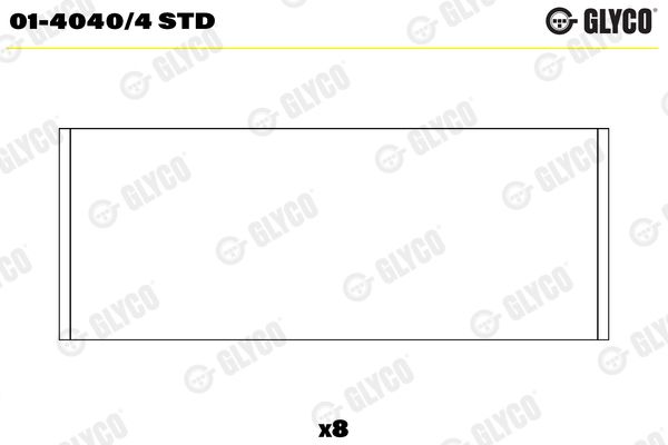 Guoliai dideliu galu GLYCO 01-4040/4 STD